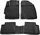 Race Axion Set of Front and Rear Mats 5pcs Tray Type for Toyota Auris / Corolla 2007-2012 Black