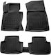 Race Axion Set of Front and Rear Mats 5pcs Tray Type for BMW X3 2004-2010 Black