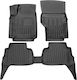 Race Axion Set of Front and Rear Mats 5pcs Tray Type for Volkswagen Amarok 2010-2022 Black