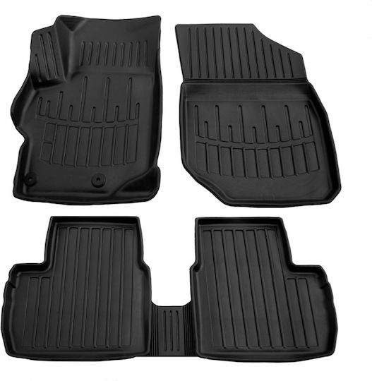 Race Axion Set of Front and Rear Mats 5pcs Tray Type for Peugeot 301 Black