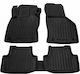 Race Axion Set of Front and Rear Mats 5pcs Tray Type for Volkswagen Passat / Touran 2014 Black