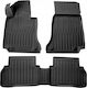 Race Axion Set of Front and Rear Mats 5pcs Tray Type for Mercedes-Benz C Class 2014-2021 Black