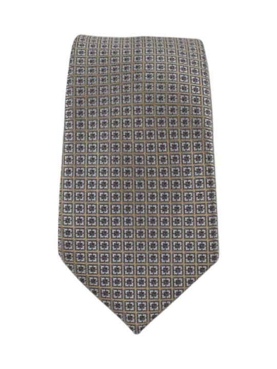 Giovani Rossi Men's Tie Set in Beige Color
