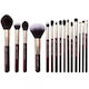 Jessup Beauty Επαγγελματικό Σετ με Πινέλα Μακιγιάζ για Foundation από Συνθετική Τρίχα 15τμχ