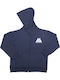 Kids Cardigan with Hood Navy Blue