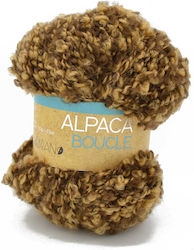 Fir Boucle din Alpaca 50g Maro în două tonuri