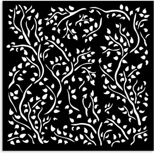 Thick Stencil 12x12cm Stamperia House Roses Branch