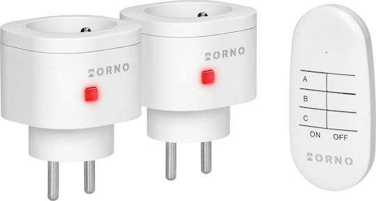Orno Единично гнездо с Дистанционно управление