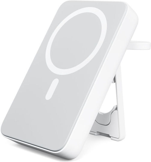 Alogic Lift 4-in-1 MagSafe Power Bank 10000mAh 18W mit USB-A Anschluss und USB-C Anschluss Weiß