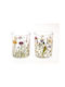 Atmosphera Flowers Candle Holder Glass in Transparent Color 10x10x5cm 1pcs