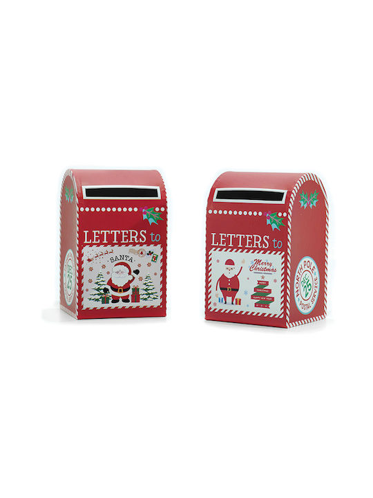 Agc Weihnachtsdekorativer Briefkasten Rot 20x13x13cm Verschiedene Designs