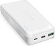 SBS Power Bank 20000mAh 20W with USB-A Port and USB-C Port Power Delivery White