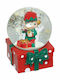 Elf Christmas Decorative Gift with Elves 6.5x6.5x8.2cm