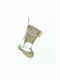 Weihnachtliche Dekorative Socke L47xB26xH47cm. Beige