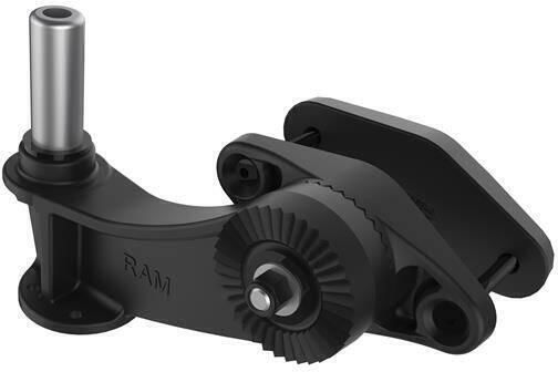 Скоба за квадратен стълб Ram Mounts Ram 4" с тресчоткова основа 1/2" Npt стълб