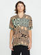 Filip Rygalski Short Sleeve Shirt in Oversized Line Multicolour