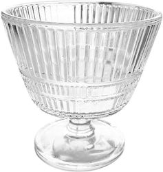 Trends Ice Cream Serving Bowl Round Glass Transparent 10.5cm