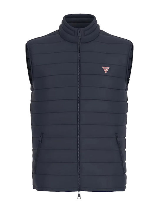 Guess Ärmellos Jacke Puffer Blue