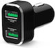 RAM Mount Încărcător Auto 36W Încărcare Rapidă cu Porturi: 2xUSB