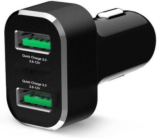 RAM Mount Încărcător Auto 36W Încărcare Rapidă cu Porturi: 2xUSB