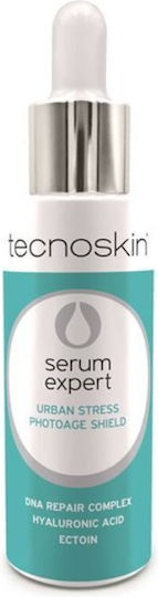 Tecnoskin Expert Urban Stress Photoage Shield Serum Gesicht mit Hyaluronsäure für Entgiftung 30ml