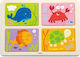 Viga Toys Viga Wooden Puzzles Sea Animals 4 1