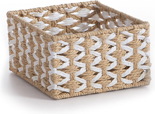 Nef-Nef Homeware Vinci Складова Кошница От Слама Бежова 20x20x11см Nef-Nef Homeware Vinci Складова Кошница От Слама Бежова 20x20x11см