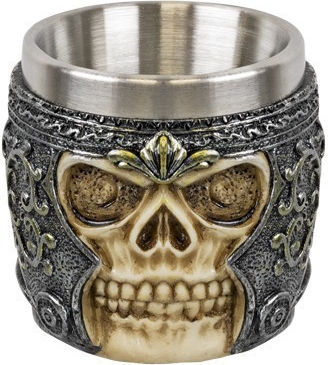 Albainox Shot Glass made of Stainless Steel in Gray Color