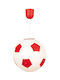 Gallis Kids Glass / Plastic Single Ceiling Light E27 White 25cm