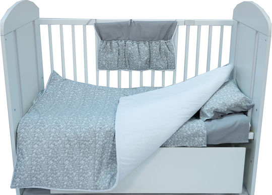 Nona Bebe Set Pentru Patut Gri 3buc piese