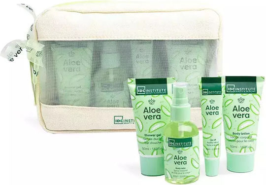 IDC Institute Aloe Vera Series Reiseset fr Feuchtigkeitsspendend &  Reinigung Krperreinigung 5Stck | Skroutz Germany