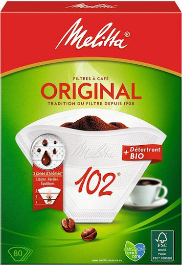 Melitta 80 Филтри за кафе-чай Кафяв Хартия