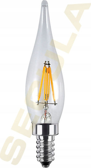 Segula Λάμπα LED 1.5W 60εκ. για Ντουί E10 Θερμό Λευκό Dimmable