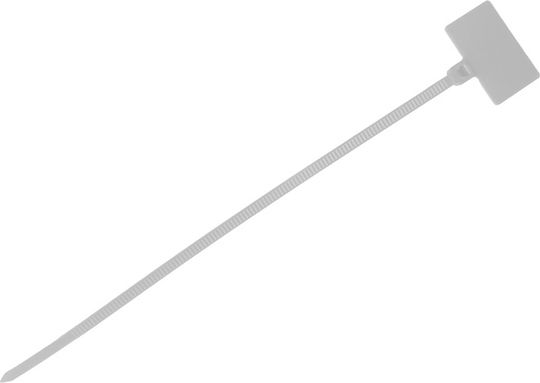 Elmark Cable Ties Plastic 100mm x 2.5mm in White Colour (100 pcs) (500429)