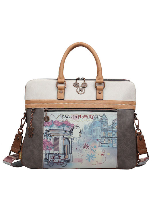 Janet & Janet Laptoptasche Schulter / Handheld Mehrfarbig