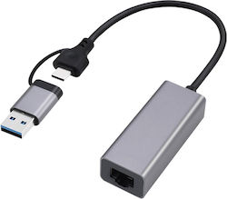 Gembird A-USB3AC-LAN2G-01 Ενσύρματο Ethernet Gembird A-USB3AC-LAN2G-01 Ενσύρματο Ethernet