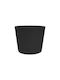 Leni Design Pot Plastic Black 14x14cm.