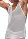 Malepower Sexy Herren Top Weiß