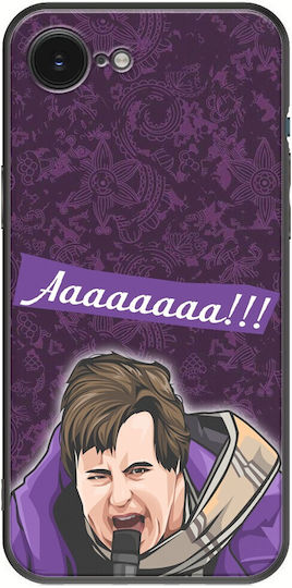 Epische Zitate Herr Mpoutias iPhone 16e Schwarzes TPU Schwarzes Silikon