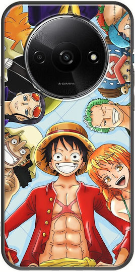 One Piece Xiaomi Redmi A3 Schwarzes TPU Schwarzes Silikon