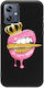 Bullet Lips Motorola Moto G54 5G Black TPU Black Silicone