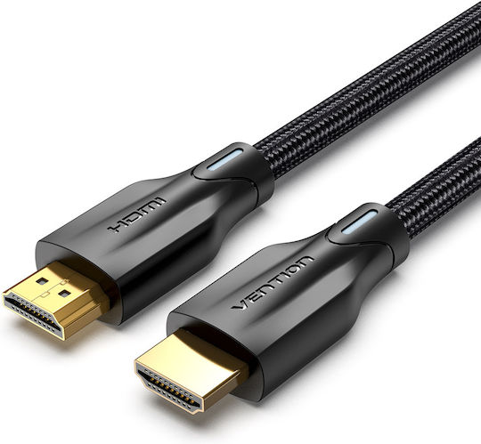 Vention HDMI 2.1 Braided Cable HDMI male - HDMI male 5m Blue