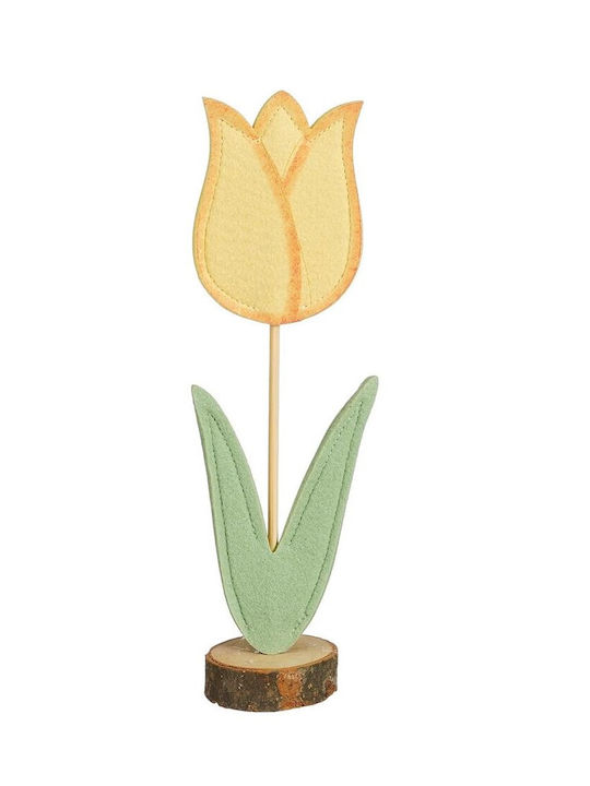 Arti Casa Dekorative Stofftulpe Gelb 38cm