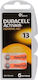 Duracell Activair 13 Pr48 Hearing Aid Batteries 6pcs