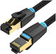 Vention S/FTP Cat.8 (40Gbps) Καλώδιο Δικτύου Ethernet 1m Μαύρο
