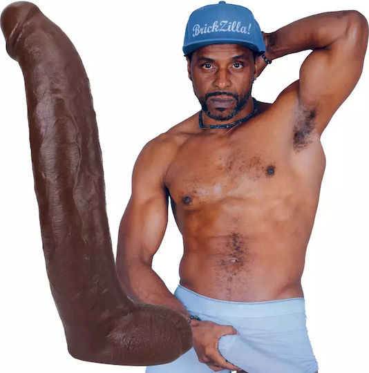 Doc Johnson Dildo Ρεαλιστικό Dildo με Όρχεις και Βεντούζα Flesh 33cm