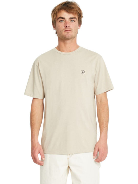 Volcom Circle Blanks T-Shirt Light Khaki