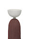 Nathen Candle Holder 9x9x19 Aluminum Terracotta White 032521 Aluminum