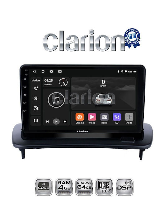Clarion Auto-Audiosystem für Volvo S40 / C30 / C70 2005-2009 (Bluetooth/USB/WiFi/GPS/Apple-Carplay/Android-Auto)
