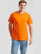 Men's Valueweight T-shirt Orange Size 3xl